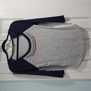 Princess Vera Wang Large Baseball Jewel Tee